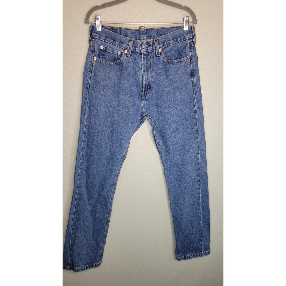 Levi's 505 Regular Fit Jeans W30 L32 Medium Wash‎ Straight Leg